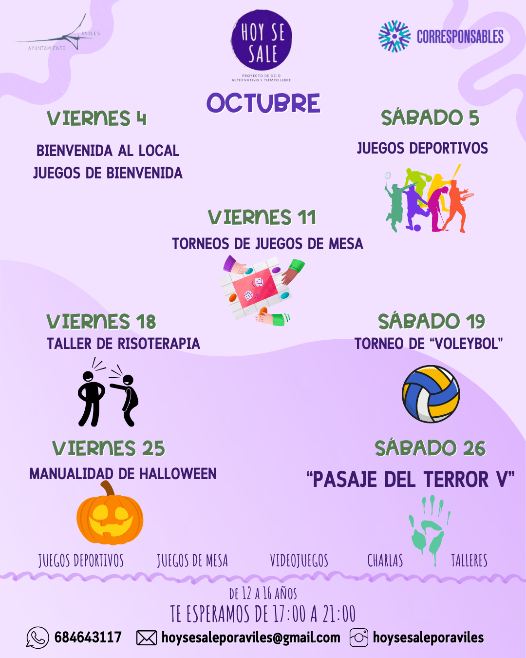 Cartel anunciador de la programación