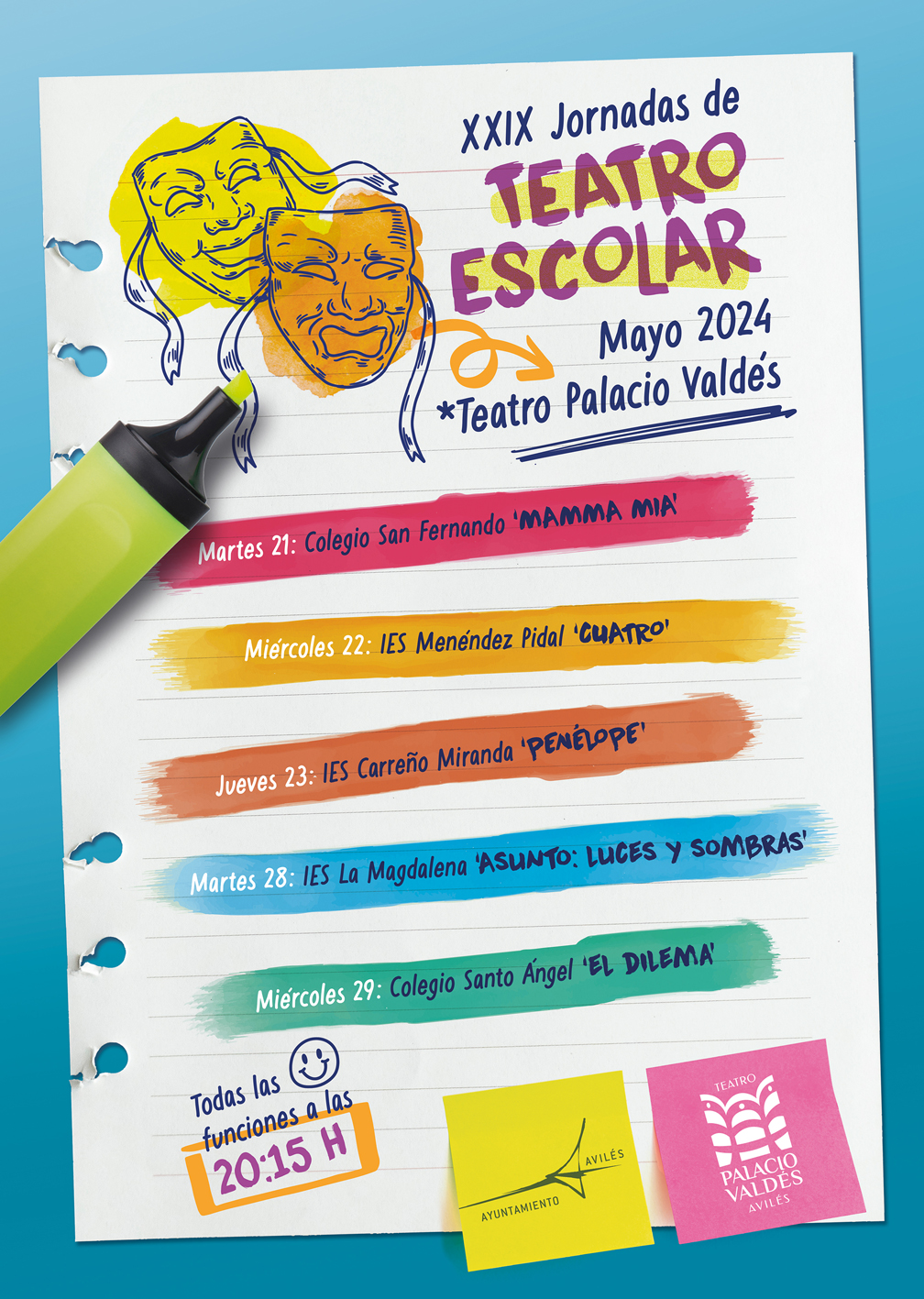 XXIX Jornadas de Teatro Escolar, mayo 2024