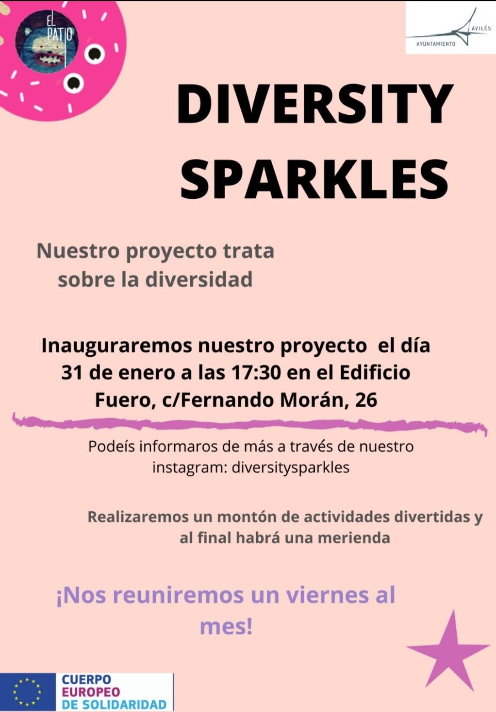 Presentación del programa Diversity Sparkles para jóvenes del Cuerpo Europeo de Solidaridad