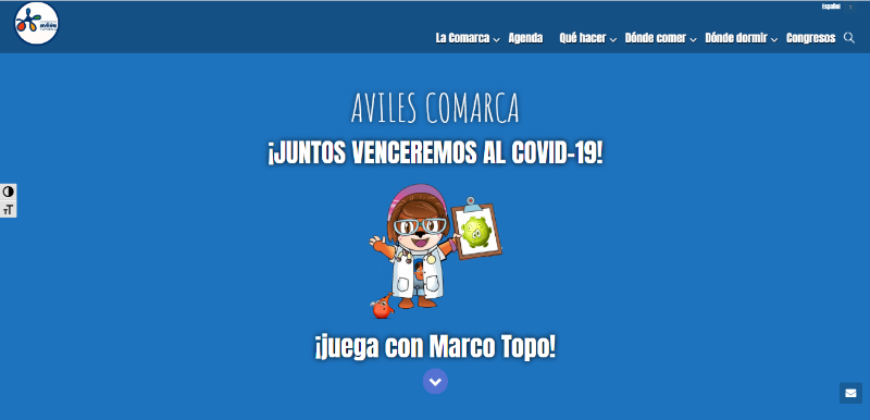 El portal www.avilescomarca.info adapta sus contenidos a la situación de confinamiento