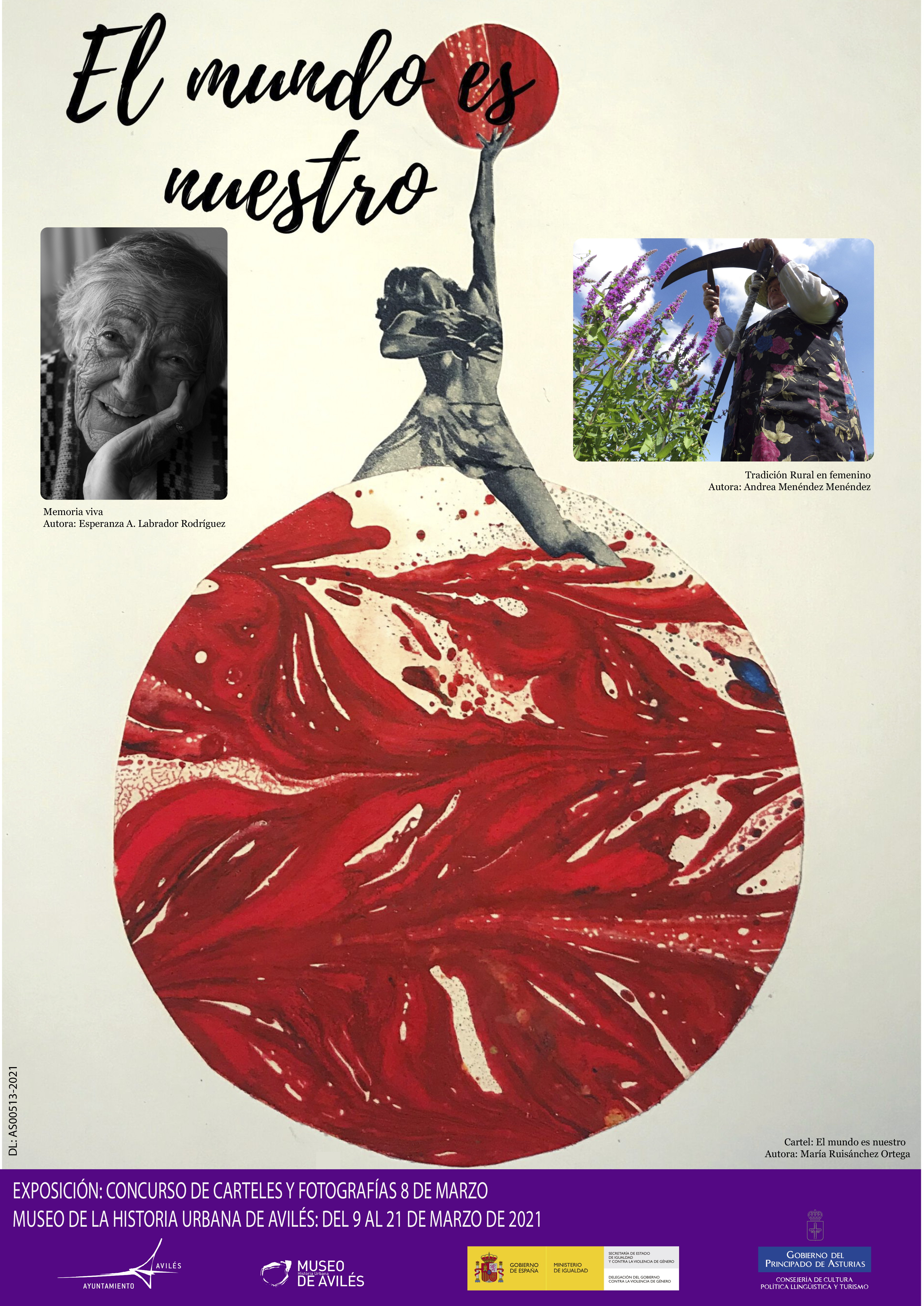 El Museo de Historia Urbana de Avilés acoge la exposición Carteles y fotografías del Concurso 8 de marzo