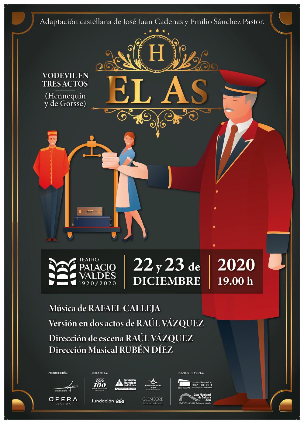 Mañana martes y  el miércoles el Palacio Valdés cierra la programación del año del centenario con 