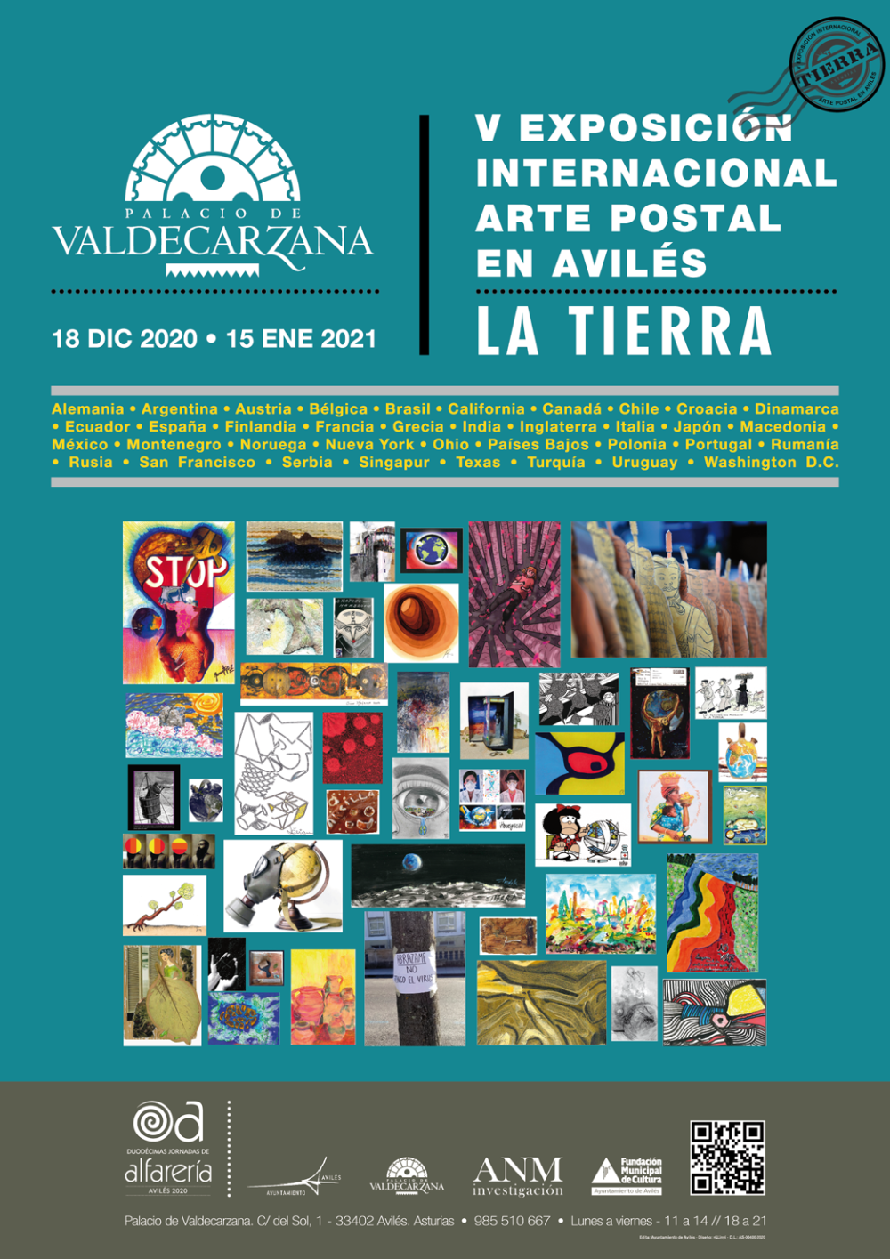 La V Exposición de Arte Postal, dedicada a 