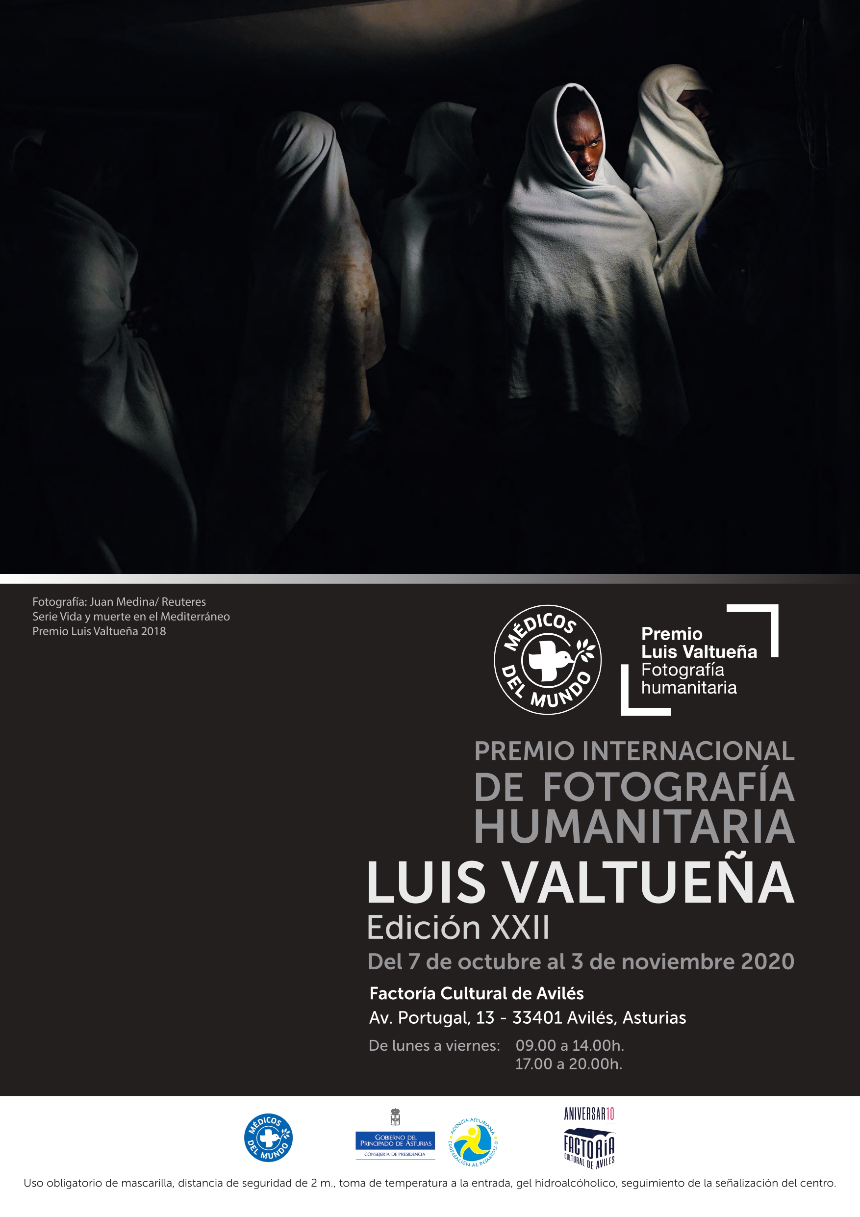La exposición del Premio Internacional de Fotografía Humanitaria Luis Valtueña regresa a Avilés