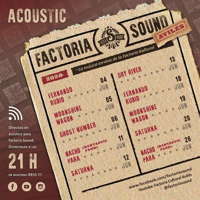 Cultura lanza una segunda edición de  #FactoríaSoundAcoustic con diez conciertos de bandas de éxito