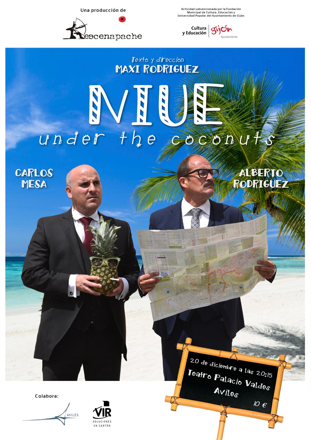 #LosEstrenosDelPalacioValdés ofrece el humor de Maxi Rodríguez con 'Niue under the coconuts'