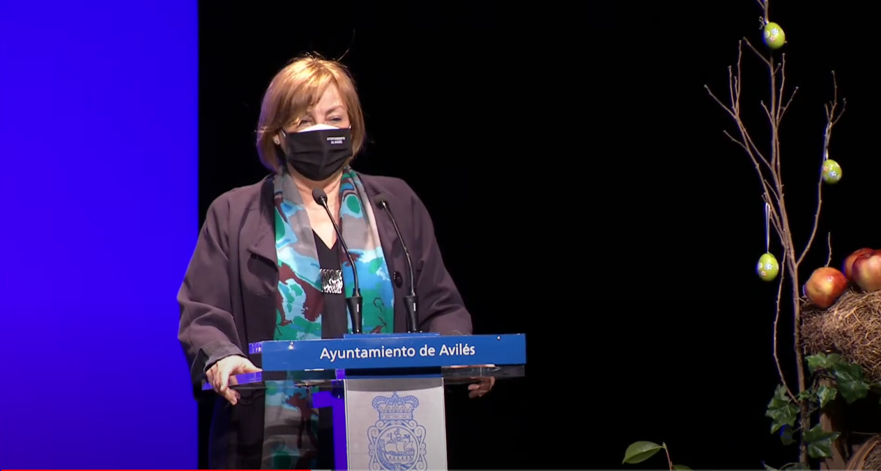 Intervención de la alcaldesa de Avilés, Mariví Monteserín, en la Gala del Bollo 2021