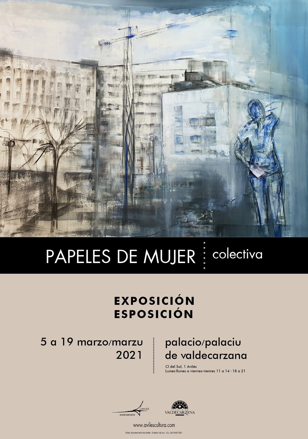 El Palacio de Valdecarzana acoge la exposición Papeles de mujer dentro de los actos del 8 de marzo