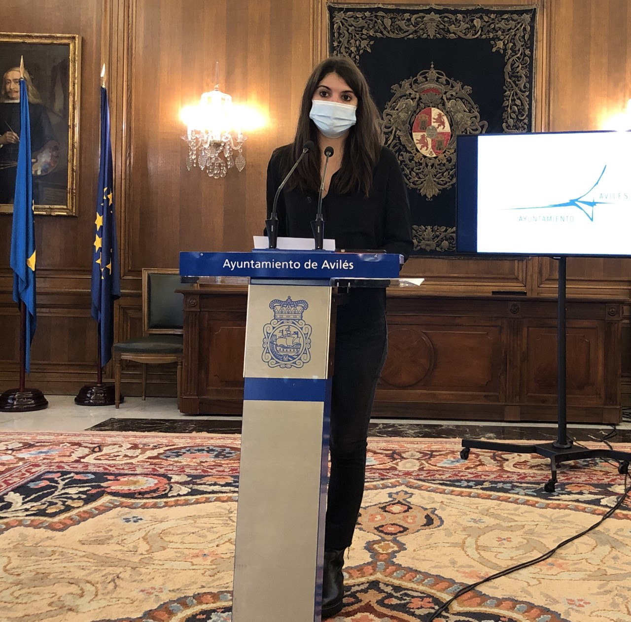 Declaraciones de la concejala de Hacienda sobre acuerdo presupuestario con Cambia Avilés