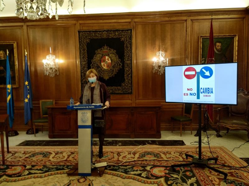 Intervención de la alcaldesa de Avilés, Mariví Monteserín, en el  Acto Institucional del Día Internacional contra la Violencia hacia las Mujeres