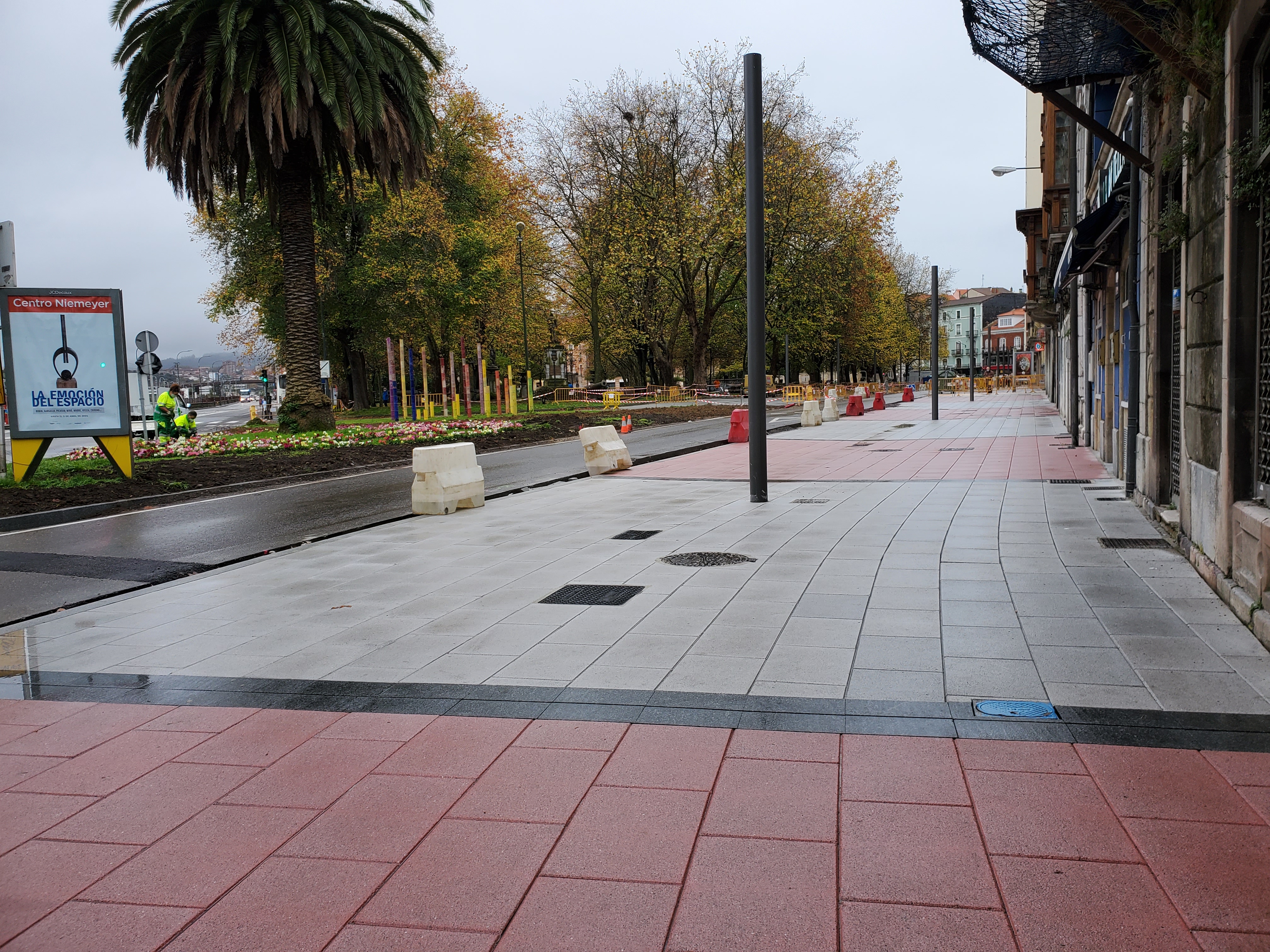La calle Emile Robin, y la calle y plaza de Pedro Menéndez, cerradas al tráfico desde hoy lunes 23
