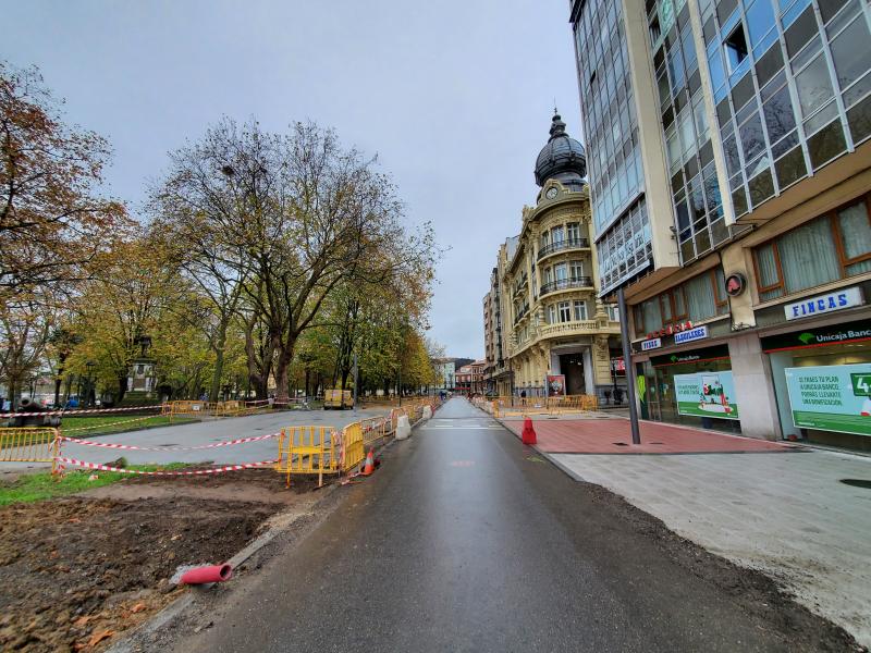 La calle Emile Robin, y la calle y plaza de Pedro Menéndez, cerradas al tráfico del 23 de noviembre al 18 de diciembre