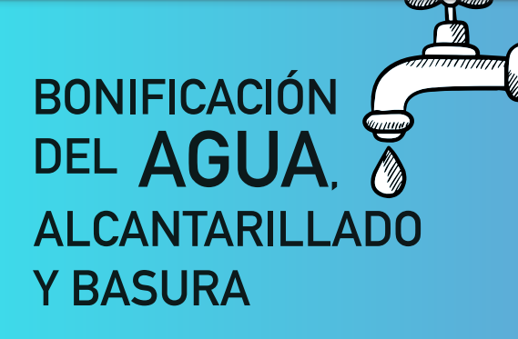 El día 1 de diciembre se abre el plazo para renovar el bono en el recibo del agua, alcantarillado y basuras