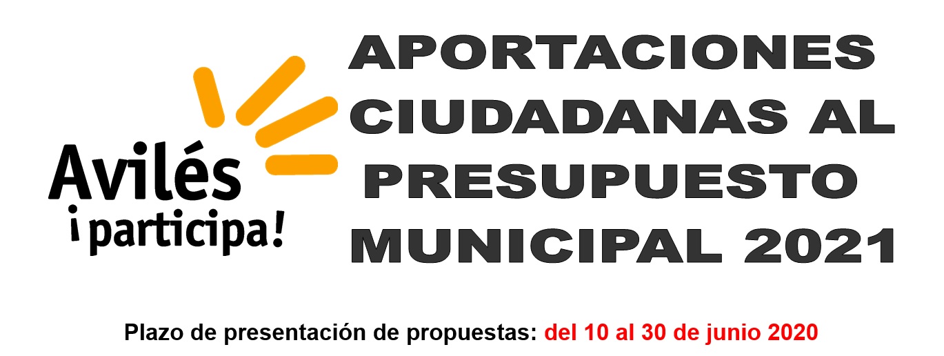 Abierto el plazo de presentación de propuestas ciudadanas al Presupuesto Municipal de Avilés de 2021
