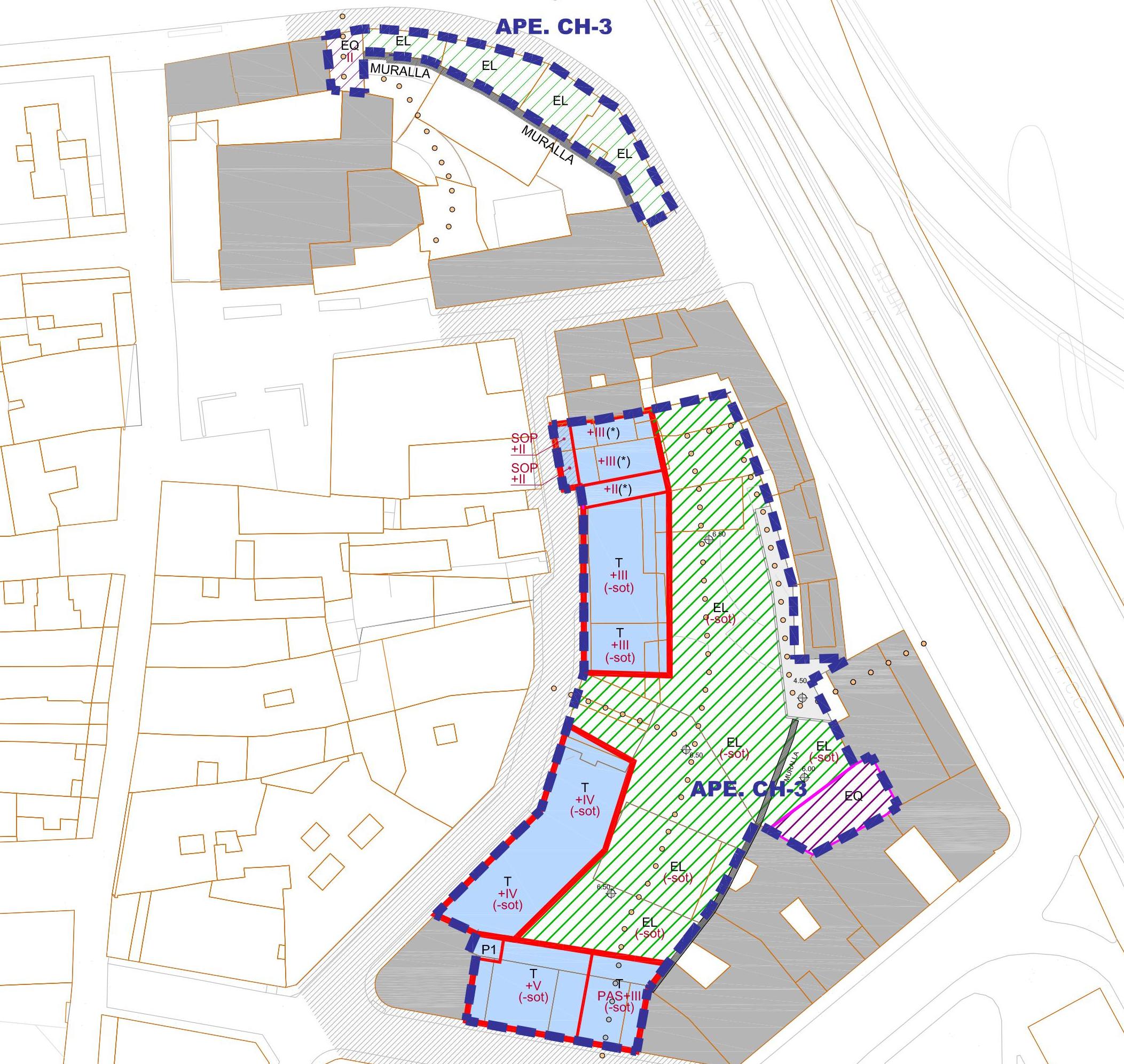 En marcha el estudio sobre el tramo nororiental de la muralla medieval con el que arranca el Plan del Casco