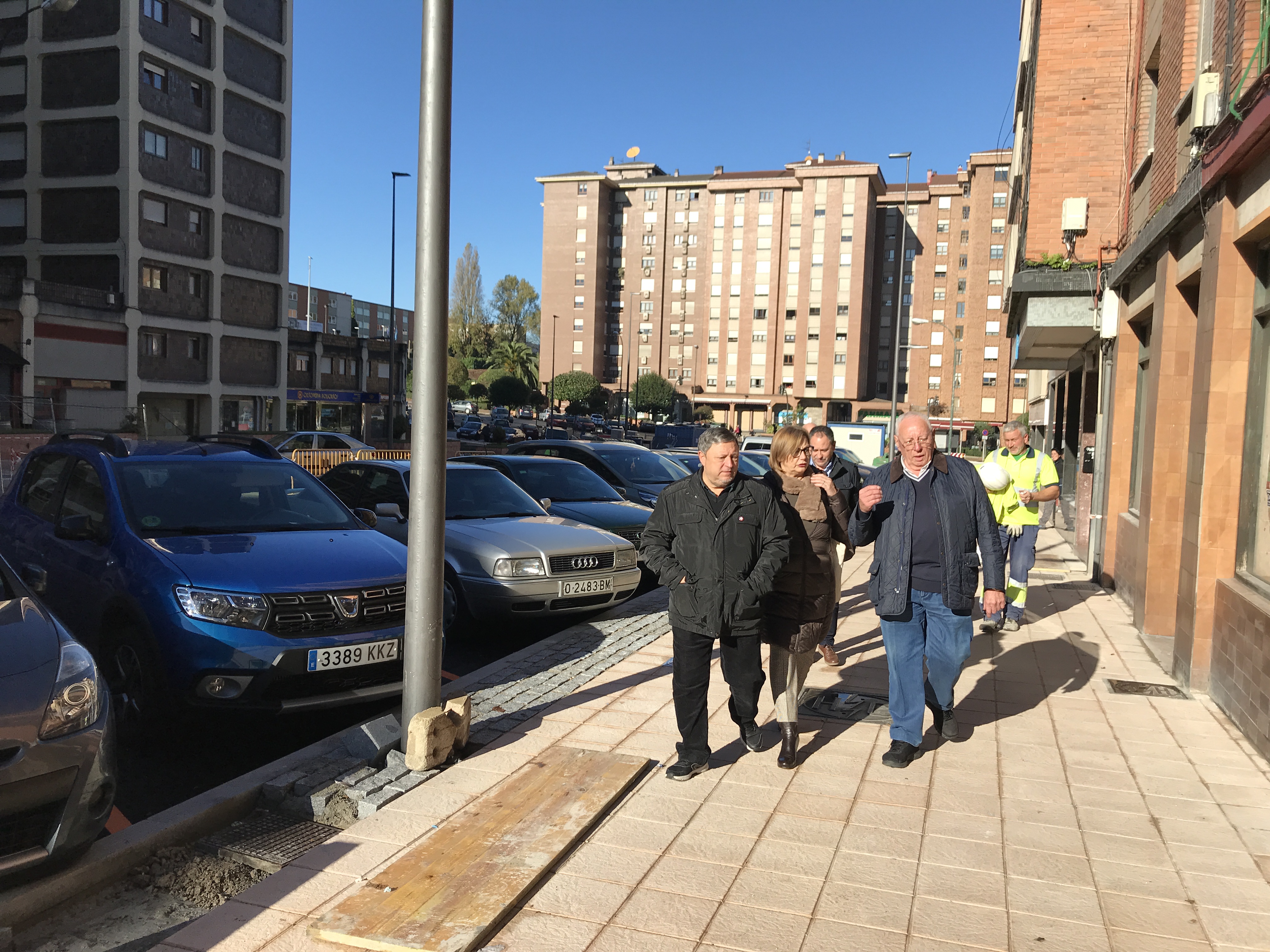 Las reurbanización de El Carbayedo finalizará a comienzos de diciembre