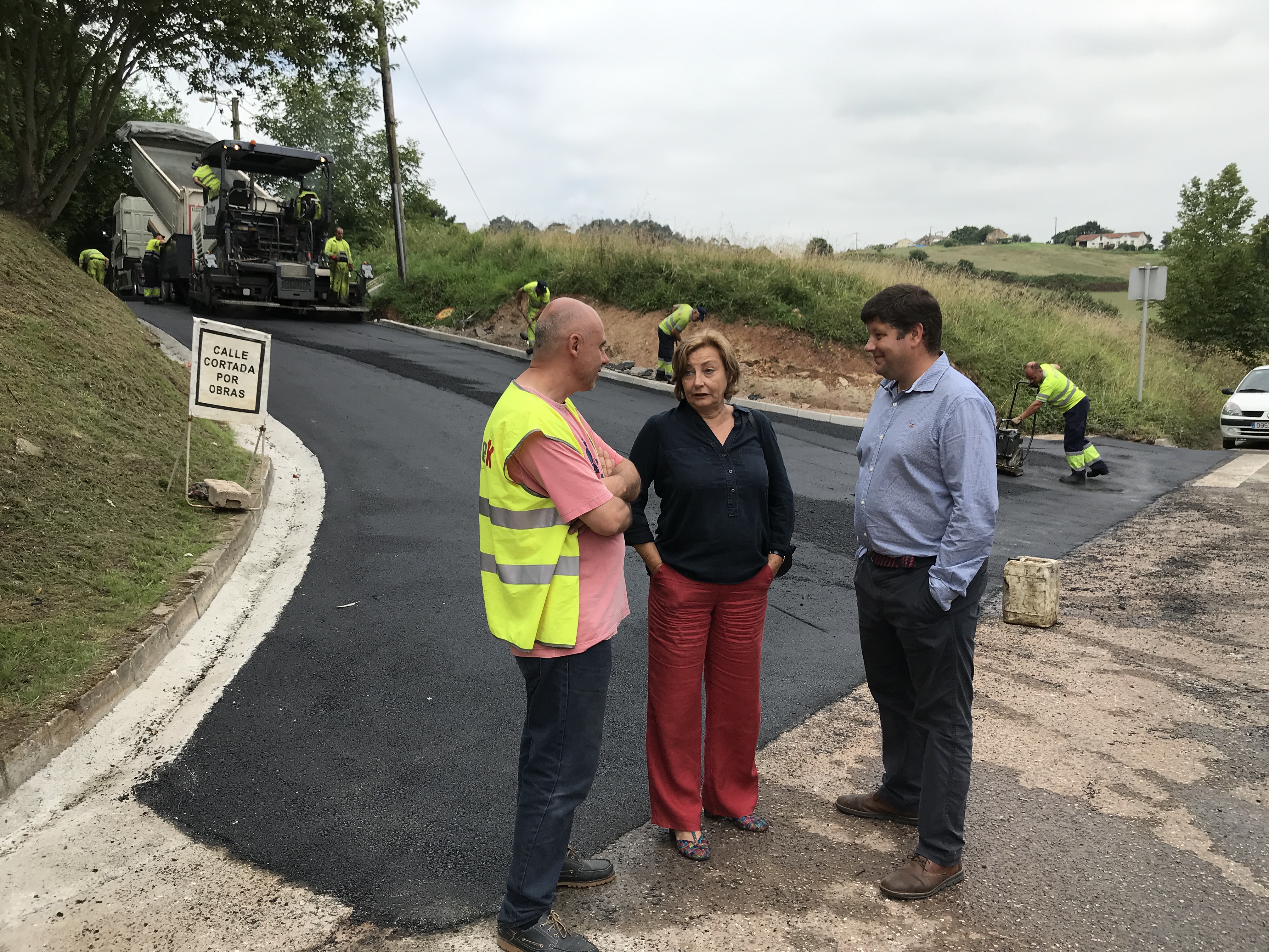 Recta final para las obras de mejora del Camino de Gaxín