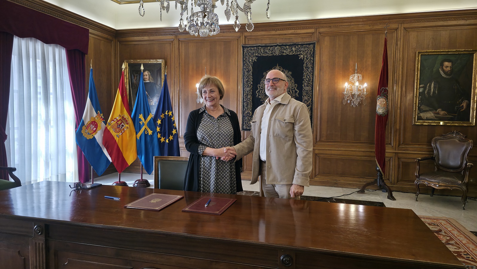 Mariví Monteserín y Miguel Rodríguez