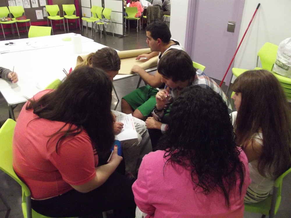 Alumnado en un centro escolar